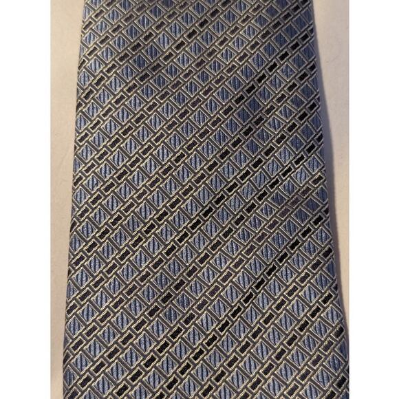 Patek Philippe Pour Ermenegildo Zegna Blue Pattern Silk Tie Limited Edition 2005 - Picture 12 of 12